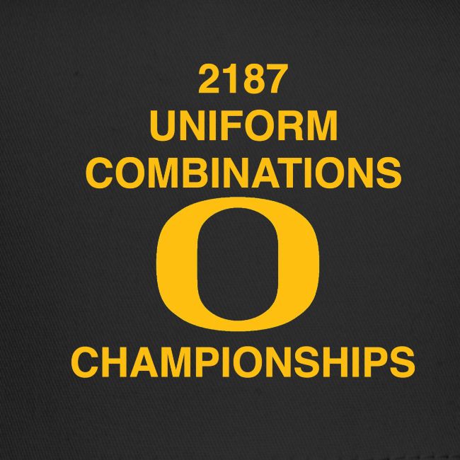 2187 UNIFORM COMBINATIONS O CHAMPIONSHIPS