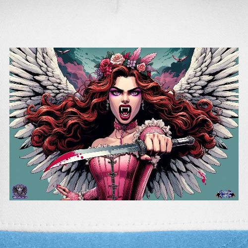 Undead Angels Scarlet Vampire Cupid (V-004) - Trucker Hat