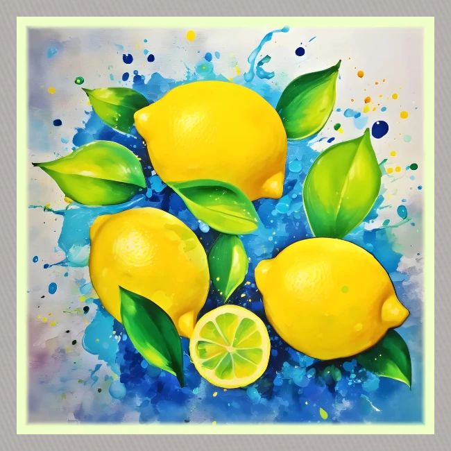 Lemons Splash of Color