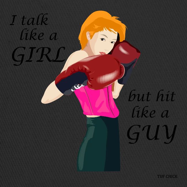 Blonde - I talk like a girl but hit like a guy