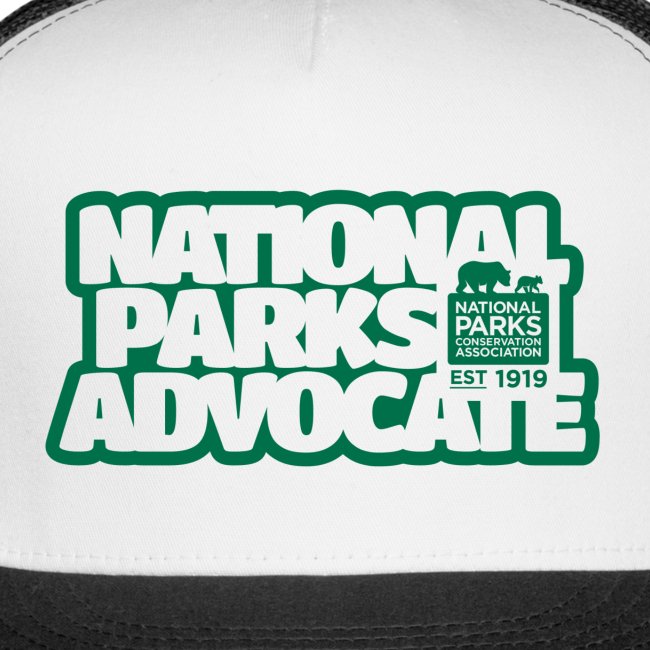 National Parks Advocate Bubble Green Sticker