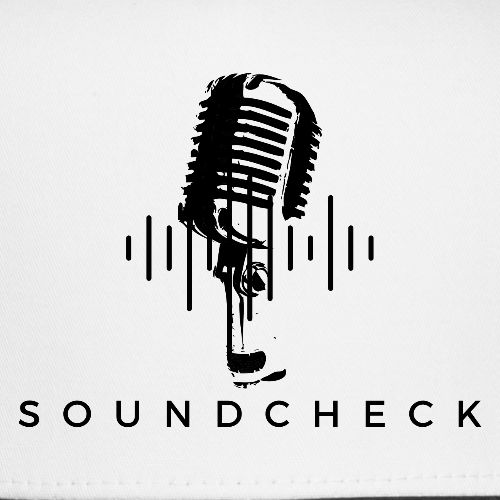 Black Line art Sound Check Design - Trucker Hat
