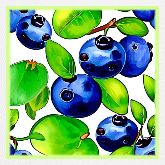 Fresh Blueberry Art
