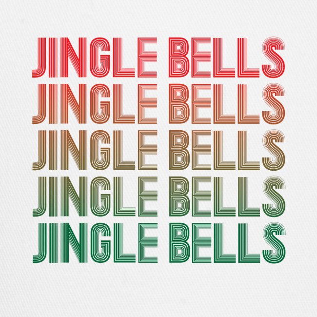 Jingle Bells Retro Snowy Christmas Pajama Gift.
