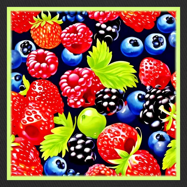 Colorful Berry Medley Design