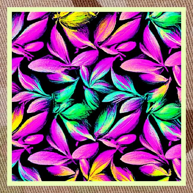 Vibrant Floral Repeat Design