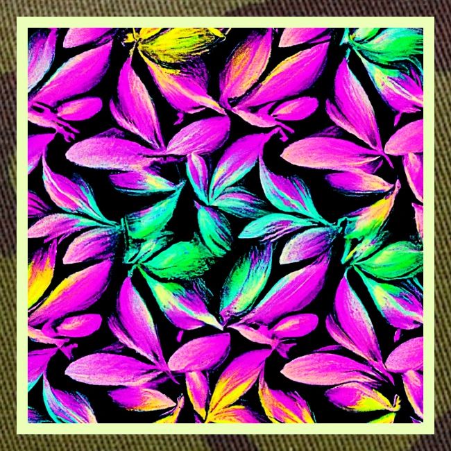 Vibrant Floral Repeat Design