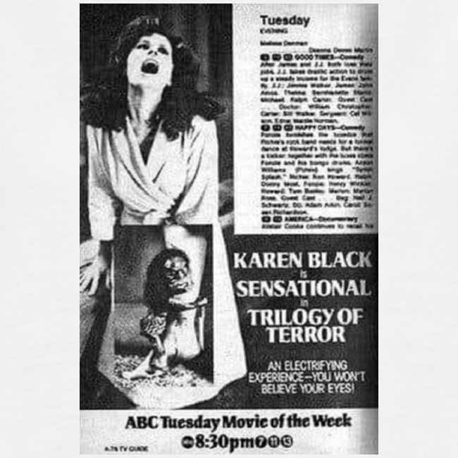 Trilogy of Terror Newspaper Ad