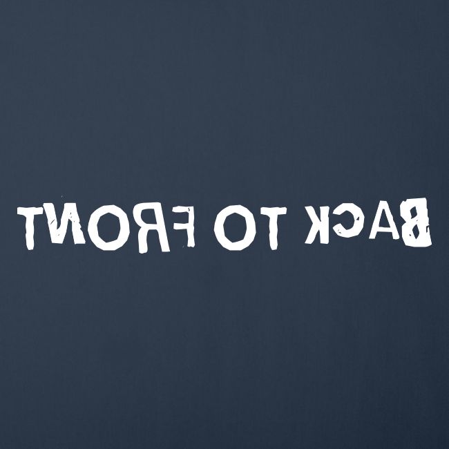 Back To Front Word Art