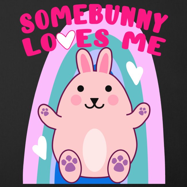 Easter Bunny Rabbit Rainbow Hearts Kawaii Anime LG