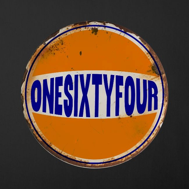 One Sixty Four --vintage auto inspired orange