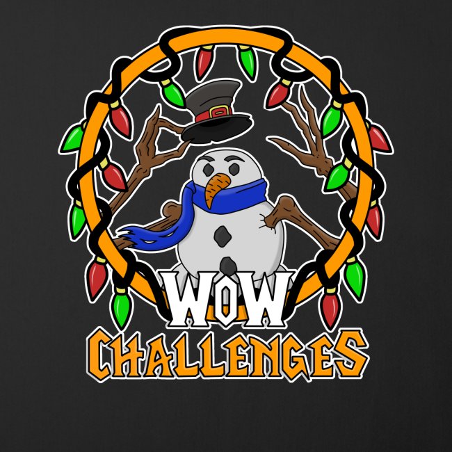 WoW Challenges Holiday Snowman WHITE