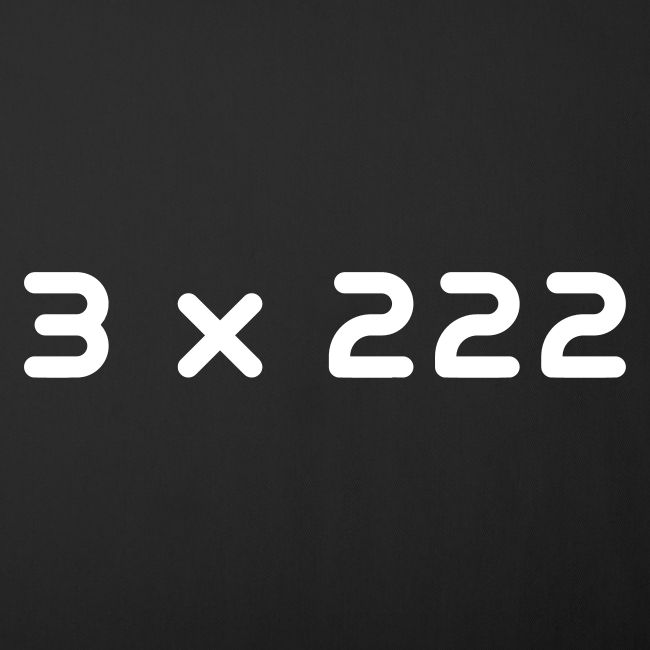 3 x 222