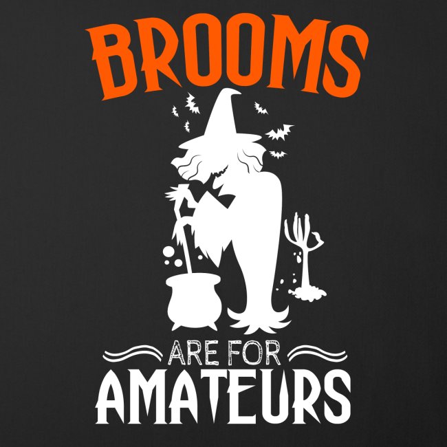 Brooms Are For Amateurs Funny Halloween Tardis