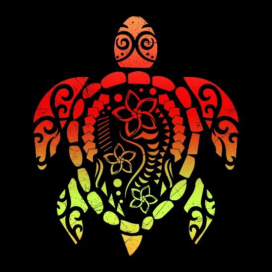 Samoan Tribal Sea Turtle