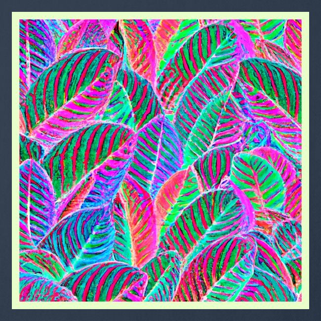 Vivid Leaf Pattern Design