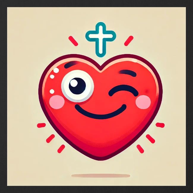 DALLE 2025 09 13 15 56 10 A winking heart sh