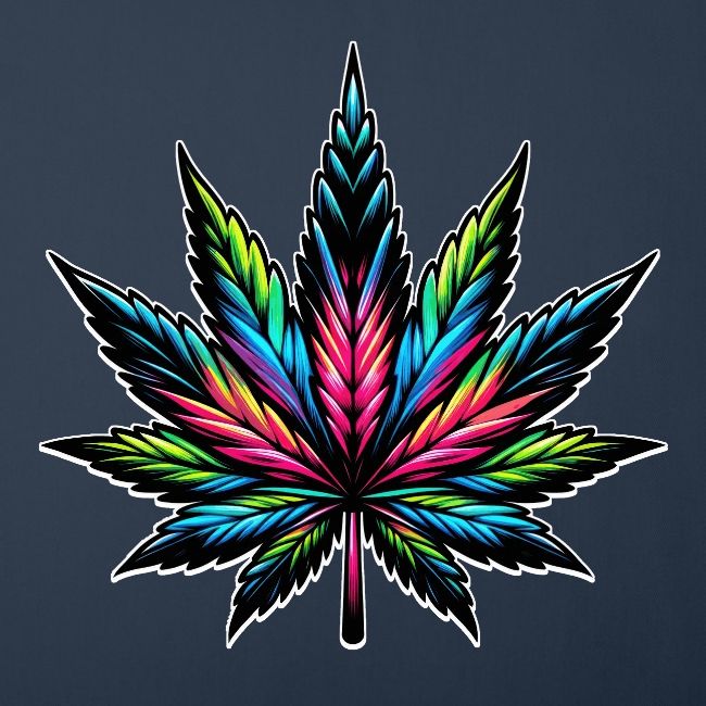 Cannabis Neon: A Psychedelic Design