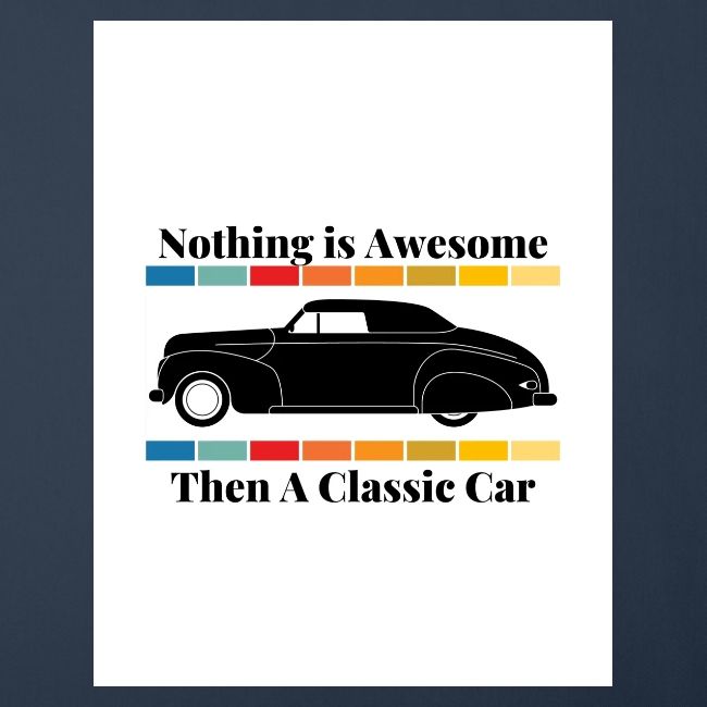 Nothing is Awesome Than a Classic Car white