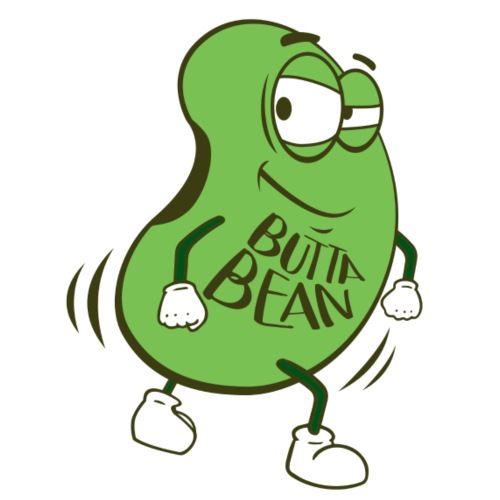 Butta Bean - Throw Pillow Cover 17.5” x 17.5”