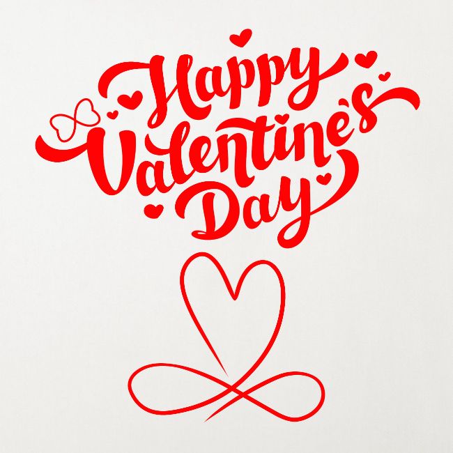 Valentine's Day Designs of Love and Infinity.