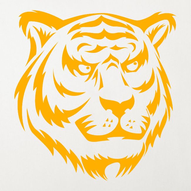Fashion, Yellow Tiger Souvenirs, Men's T-shirts