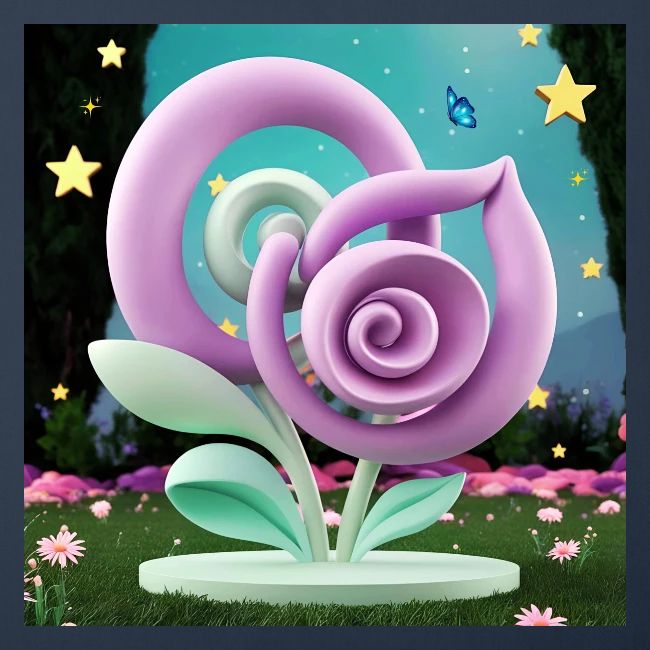 Lila Bloom | Double Floral Eco-Inspired Art