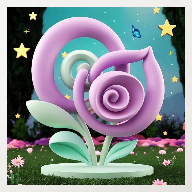 Lila Bloom | Double Floral Eco-Inspired Art