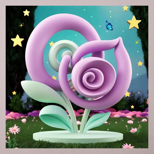 Lila Bloom | Double Floral Eco-Inspired Art