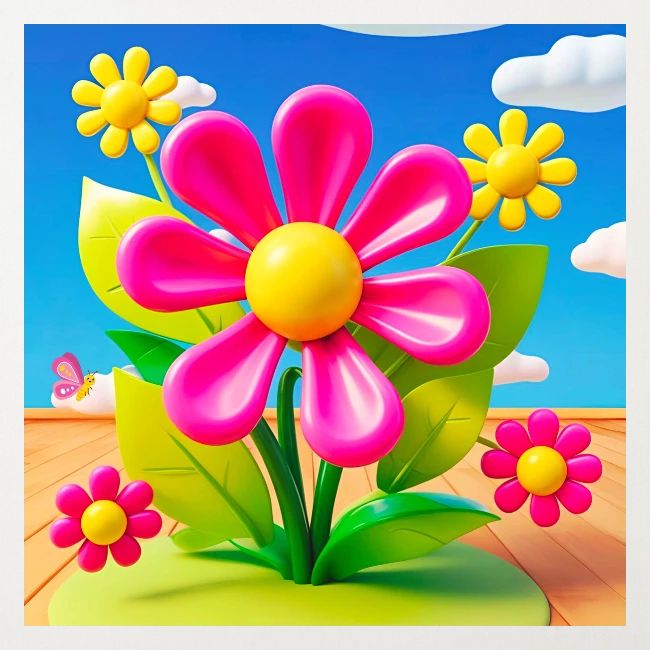 Pink Floral Peace | Sky & Nature Design