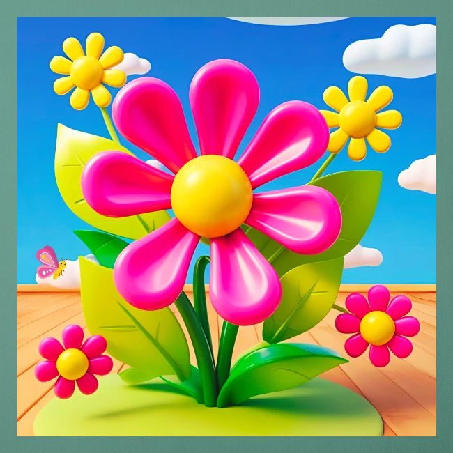 Pink Floral Peace | Sky & Nature Design