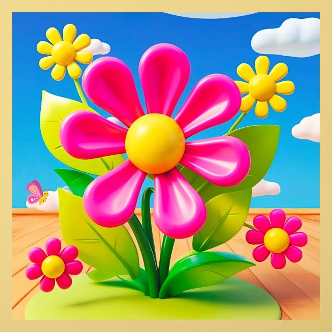 Pink Floral Peace | Sky & Nature Design