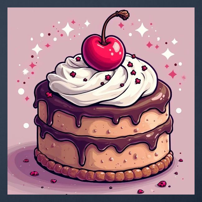 Cherry‑Topped Celebration Cake Design