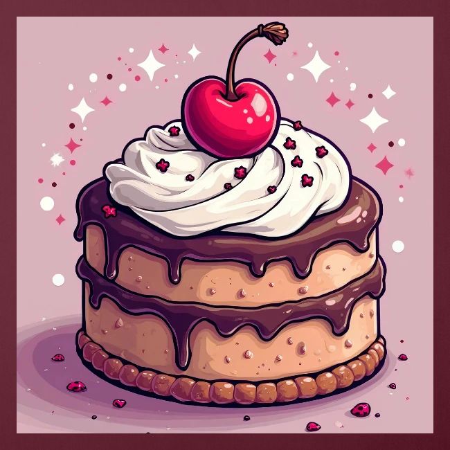 Cherry‑Topped Celebration Cake Design