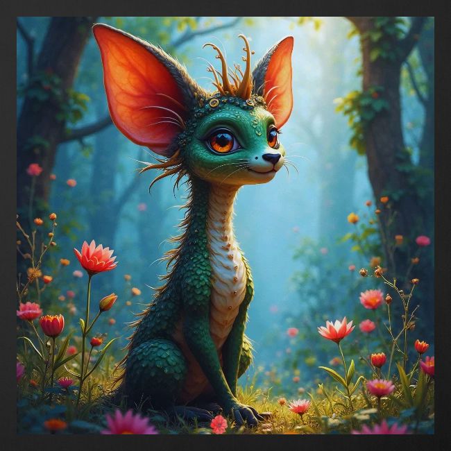 Fantasy Forest Character with Magical Vibe