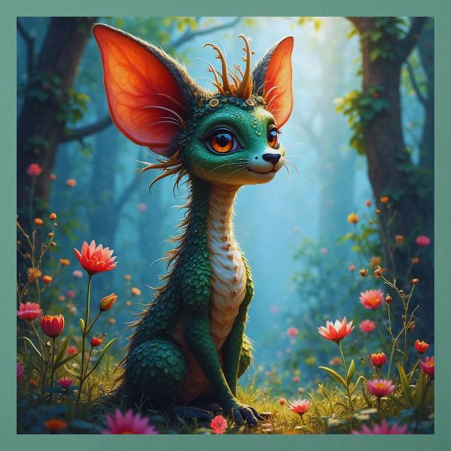 Fantasy Forest Character with Magical Vibe