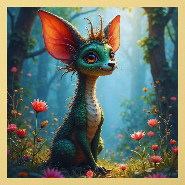 Fantasy Forest Character with Magical Vibe
