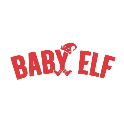 Baby Elf in Red - Throw Pillow Cover 17.5” x 17.5”