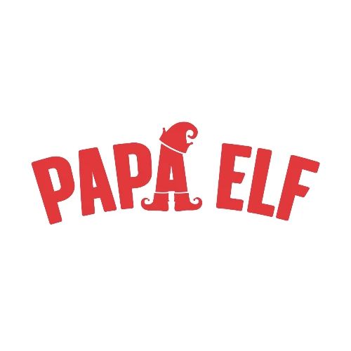 Papa Elf in Red - Throw Pillow Cover 17.5” x 17.5”