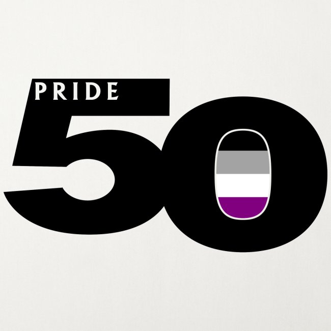 50 Pride Asexual Pride Flag