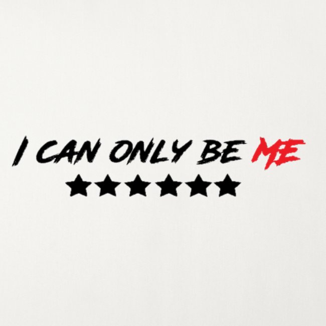 I Can Only Be Me (Red)