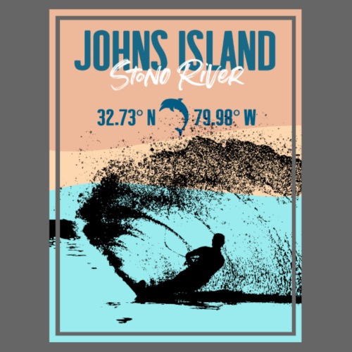 Charleston Life -Johns Island, SC -The Stono River - Throw Pillow Cover 17.5” x 17.5”