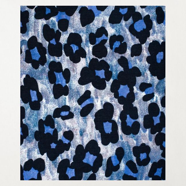 blue ank black leopard pattern