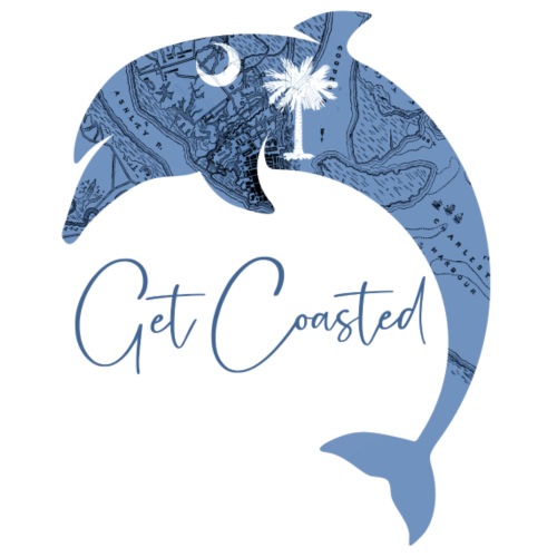 Coastal Charleston Wildlife. Dolphin - Throw Pillow Cover 17.5” x 17.5”