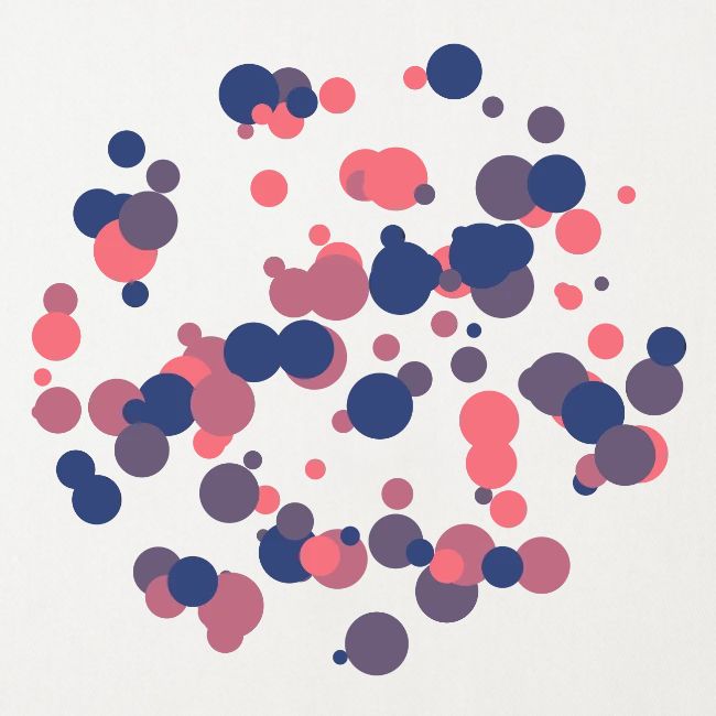 abstract circles pattern