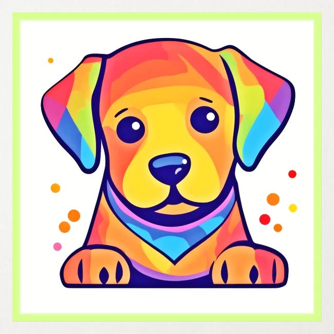 Rainbow Puppy Love