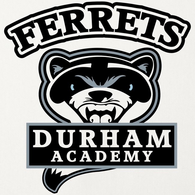 durham academy ferrets logo black