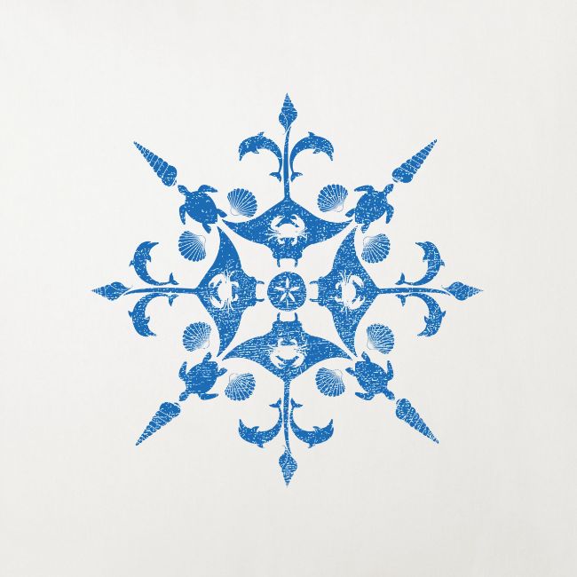 Coastal Christmas Snowflake
