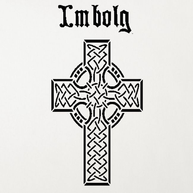 Imbolg Black Logo and Cross