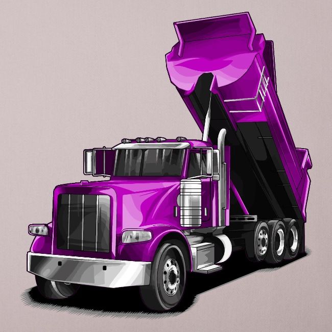 Dump Truck Purple